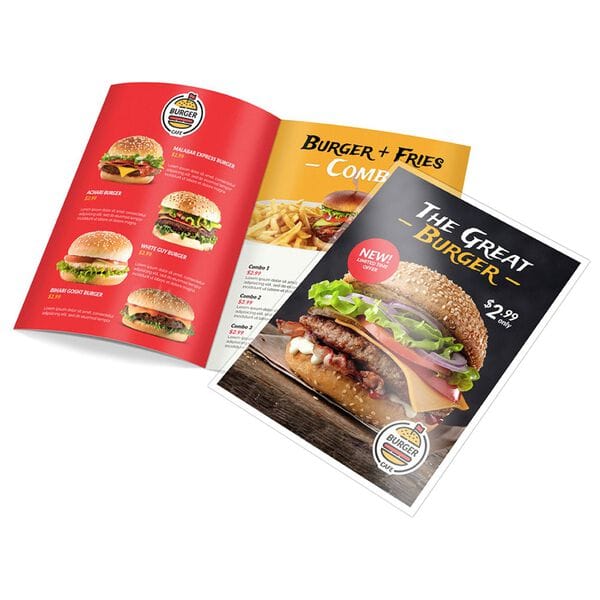 zahiprinting69 Dine-in Menu & Custom Folded Menu